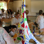 Team-building artistique Œuvre collective sur Tour Eiffel géante